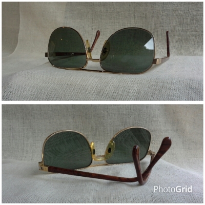 แว่นตาอิตาเลียนวินเทจระดับตำนาน!  ซุปเปอร์เก่าเก็บทศวรรษที่ &#039;80s  Vintage SFEROFLEX handmade in Italy  บิ๊กไซซ์!