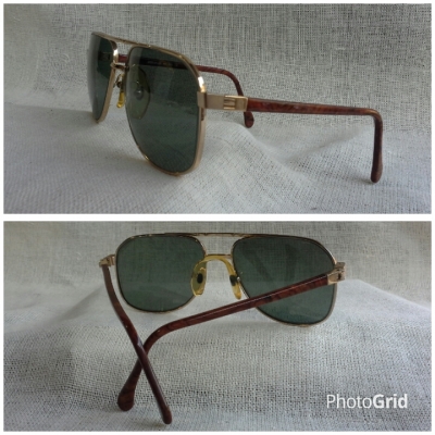 แว่นตาอิตาเลียนวินเทจระดับตำนาน!  ซุปเปอร์เก่าเก็บทศวรรษที่ &#039;80s  Vintage SFEROFLEX handmade in Italy  บิ๊กไซซ์!