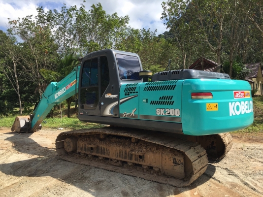 ขายรถแบคโฮ KOBELCO SK200-8 YN12 super X เอกสารใบแจ้งจำหน่าย ไมล์ 8451 ชม.ราคา 2350000