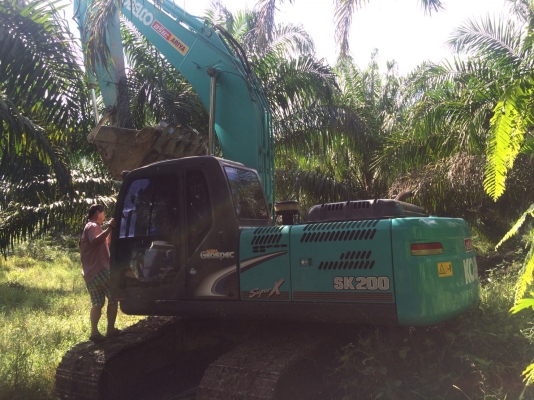 ขายรถแบคโฮ KOBELCO SK200-8 YN12 super X เอกสารใบแจ้งจำหน่าย ไมล์ 8451 ชม.ราคา 2350000