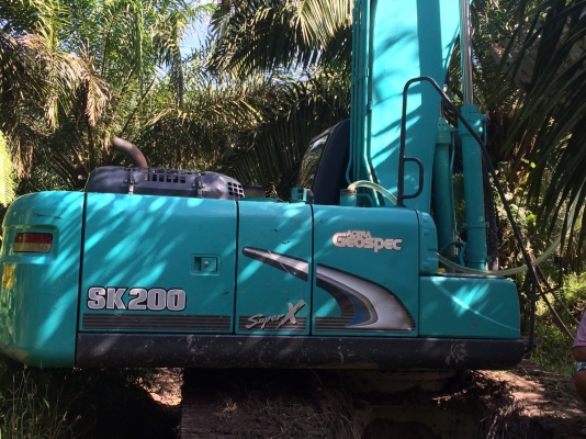 ขายรถแบคโฮ KOBELCO SK200-8 YN12 super X เอกสารใบแจ้งจำหน่าย ไมล์ 8451 ชม.ราคา 2350000