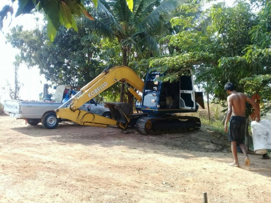 ขายรถแบคโฮ KOBELCO SK60-/// ระบบไฟเต็ม เอกสารอินวอย ราคา 450000