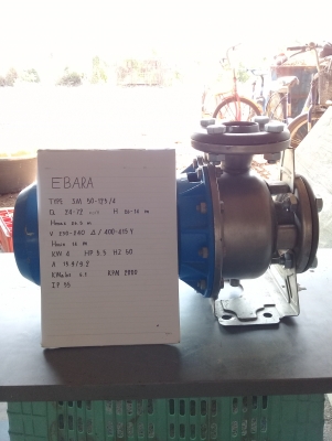 ปั้มน้ำสแตนเลสEBARA ปั้มน้ำสแตนเลสEBARA