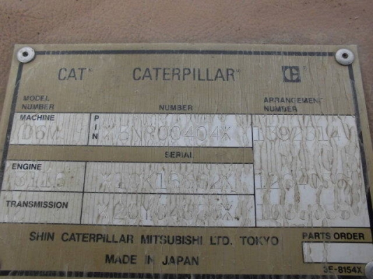 D6M นำเข้าจากญี่ปุ่น D6M นำเข้าจากญี่ปุ่น