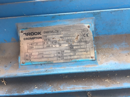 ขายมอเตอร์ Brooks 75HP. 380V 1450rpm. สภาพสวยเดิมๆ พร้อมใช้งาน ขายมอเตอร์ Brooks 75HP. 380V 1450rpm. สภาพสวยเดิมๆ พร้อมใช้งาน