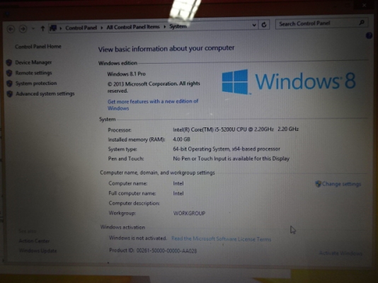 Dell inspiron 5458 Core i5
