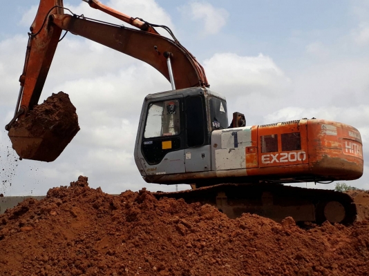 ขายด่วน รถแม็คโคร HITACHI EX200-2 สภาพพร้อมใช้งาน  เครื่องปั้มดี ไฟฟ้าอยู่ สภาพช่วงล่างดี โซ่ดี เอวแน่น เอกสารสัญญาซื้อขาย