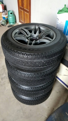 ล้อแม็กยาง TOYO H/T OPEN COUNTRY ปี14 225/65R 17 102H ล้อหน้า 8.5JX17 ล้อหลัง 9.5JX17