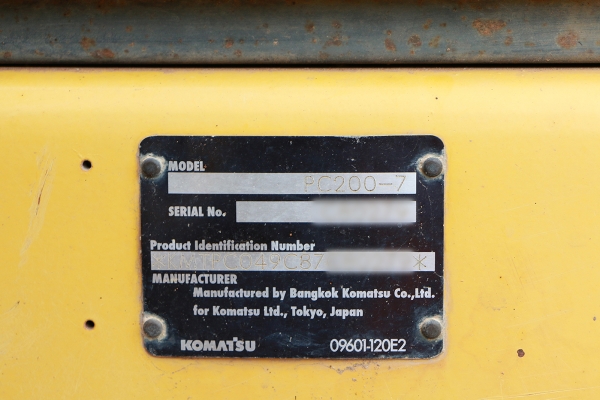 ขาย Komatsu PC200-7 เอกสารครบ เครื่องดี รถใช้งานในไทย เจ้าของขายเอง