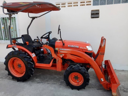 คูโบต้า B2420D 4 WD พวงมาลัยเพาเวอร์ พร้อมใบมีดช้าง ทำงาน 397 ชั่วโมง..ผลิตประเทศญี่ปุ่น คูโบต้า B2420D 4 WD พวงมาลัยเพาเวอร์ พร้อมใบมีดช้าง ทำงาน 397 ชั่วโมง..ผลิตประเทศญี่ปุ่น