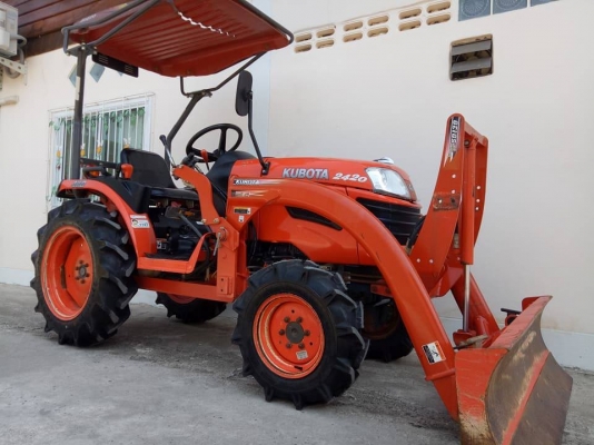 คูโบต้า B2420D 4 WD พวงมาลัยเพาเวอร์ พร้อมใบมีดช้าง ทำงาน 397 ชั่วโมง..ผลิตประเทศญี่ปุ่น
