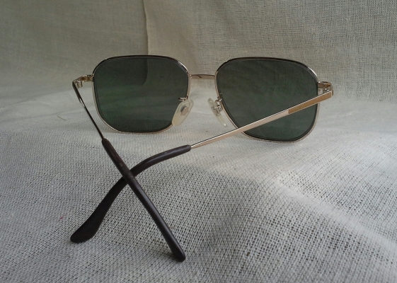 แว่นตาอเมริกันโกลด์ฟิลด์ทศวรรษที่ &#039;70s  Vintage N.Y. Collection handmade in USA  14 K