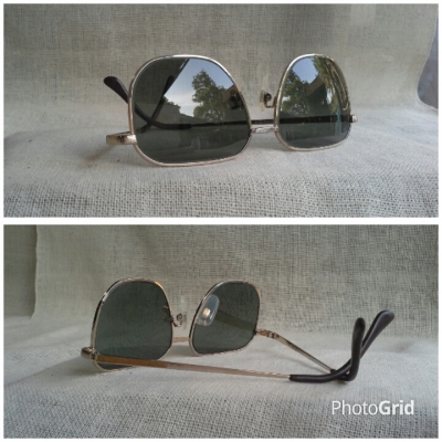 แว่นตาอเมริกันโกลด์ฟิลด์ทศวรรษที่ &#039;70s  Vintage N.Y. Collection handmade in USA  14 K