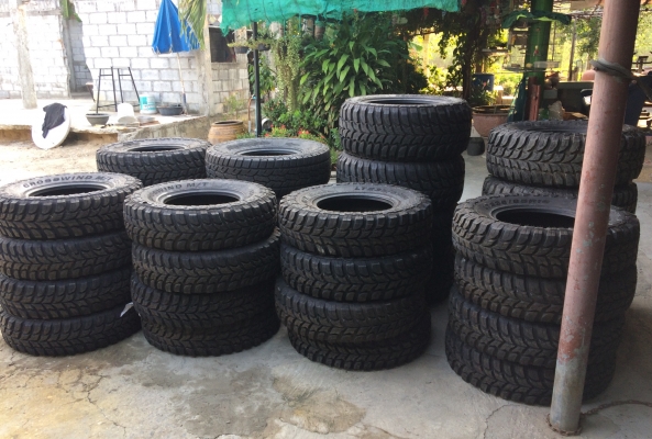 ขายยางใหม่ลบตรา CROSSWIND M/T หลายขนาดราคาไม่แพง