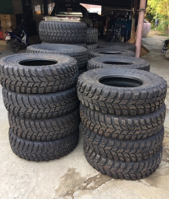ขายยางใหม่ลบตรา CROSSWIND M/T หลายขนาดราคาไม่แพง