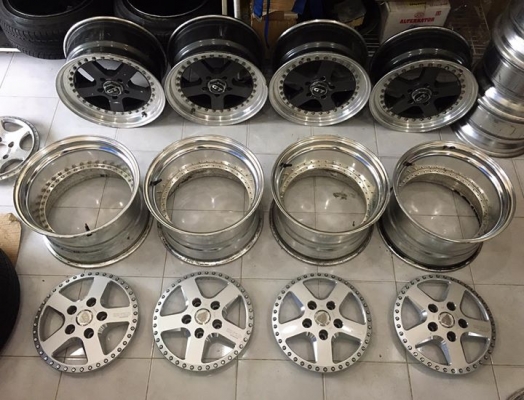 ขายล้อ RAGUNA ZZYZX 2 ชิ้นแท้ 16x10&quot; ET-30 5/114.3 ลึก 5 นิ้ว หายาก ประมูลญี่ปุ่น