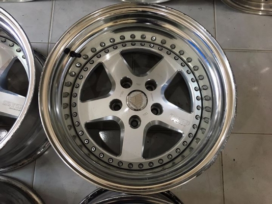 ขายล้อ RAGUNA ZZYZX 2 ชิ้นแท้ 16x10&quot; ET-30 5/114.3 ลึก 5 นิ้ว หายาก ประมูลญี่ปุ่น