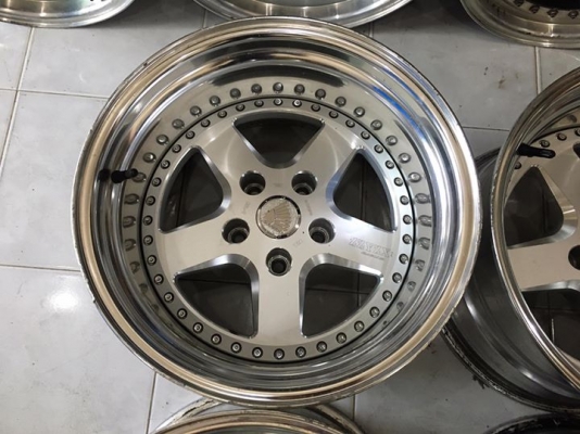 ขายล้อ RAGUNA ZZYZX 2 ชิ้นแท้ 16x10&quot; ET-30 5/114.3 ลึก 5 นิ้ว หายาก ประมูลญี่ปุ่น