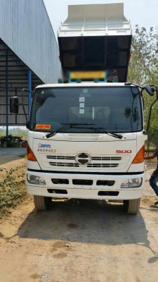 ขายสิบล้อดัมพ์ Hino mega FM1J เครื่อง 220 แรง ปี 48 มีระบบลากพ่วง ทะเบียนพร้อม