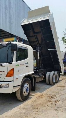 ขายสิบล้อดัมพ์ Hino mega FM1J เครื่อง 220 แรง ปี 48 มีระบบลากพ่วง ทะเบียนพร้อม