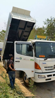ขายสิบล้อดัมพ์ Hino mega FM1J เครื่อง 220 แรง ปี 48 มีระบบลากพ่วง ทะเบียนพร้อม