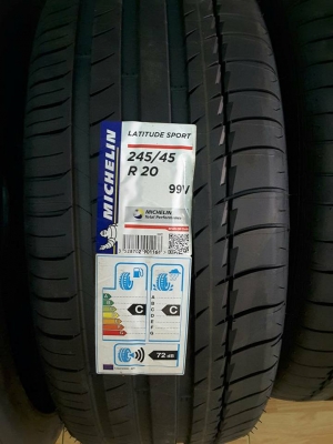 ยางใหม่1ชุด MICHELIN LATITUDE SPORT 245-45-20 ปี16 ยางใหม่1ชุด MICHELIN LATITUDE SPORT 245-45-20 ปี16