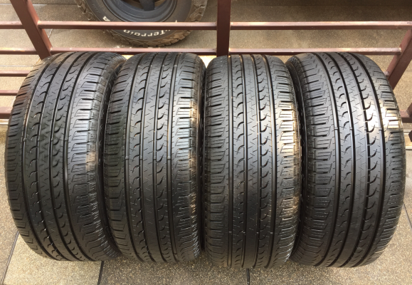 ยางถอดป้ายแดง Goodyear 265 50 20 ปลายปี16 ตุ่มหน้ายางครบทุกเส้น เนื้อนิ่มๆ ไม่มีปะ ใช้ยาว ราคาไม่แพง