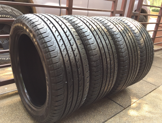 ยางถอดป้ายแดง Goodyear 265 50 20 ปลายปี16 ตุ่มหน้ายางครบทุกเส้น เนื้อนิ่มๆ ไม่มีปะ ใช้ยาว ราคาไม่แพง