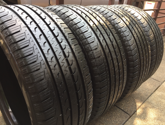 ยางถอดป้ายแดง Goodyear 265 50 20 ปลายปี16 ตุ่มหน้ายางครบทุกเส้น เนื้อนิ่มๆ ไม่มีปะ ใช้ยาว ราคาไม่แพง