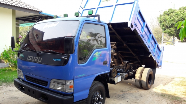 ขาย6ล้อดั้ม NPR66LX5เครื่อง4HG1-130 เทอร์โบ ปี38 แอร์ เพาเวอร์ ดั้ม3มิตร6ตัน ช่วงล่างF ทะเบียนเต็มเล่มพร้อม ต่อรองได้