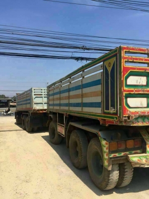 ขายรถสิบล้อแม่+ลูก Isuzu นางฟ้า 195R turbo inter ปี 39 ดัมพ์มิเนียม ลูก 3 เพลา ทะเบียนพร้อม