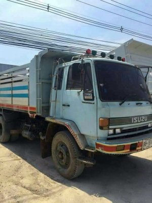 ขายรถสิบล้อแม่+ลูก Isuzu นางฟ้า 195R turbo inter ปี 39 ดัมพ์มิเนียม ลูก 3 เพลา ทะเบียนพร้อม