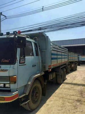 ขายรถสิบล้อแม่+ลูก Isuzu นางฟ้า 195R turbo inter ปี 39 ดัมพ์มิเนียม ลูก 3 เพลา ทะเบียนพร้อม