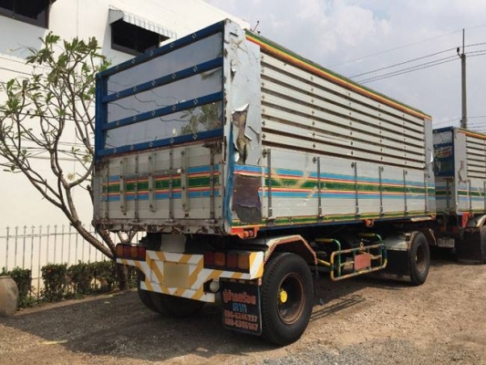 ขายสิบล้อดัมพ์แม่+ลูก Isuzu deca เครื่อง 320 แรง ปี 49 เครื่องดำ เฟืองเร็ว กระบะดัมพ์มิเนียมอู่สหกิจ ลูก 2 เพลา พร้อมใช้งาน
