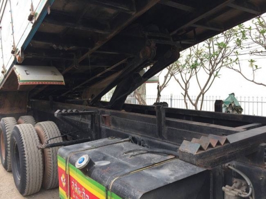 ขายสิบล้อดัมพ์แม่+ลูก Isuzu deca เครื่อง 320 แรง ปี 49 เครื่องดำ เฟืองเร็ว กระบะดัมพ์มิเนียมอู่สหกิจ ลูก 2 เพลา พร้อมใช้งาน