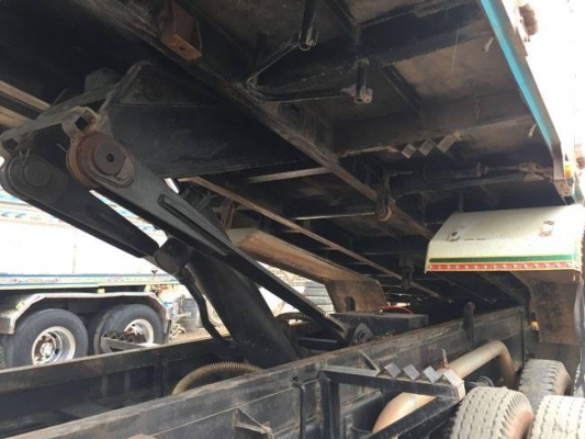 ขายสิบล้อดัมพ์แม่+ลูก Isuzu deca เครื่อง 320 แรง ปี 49 เครื่องดำ เฟืองเร็ว กระบะดัมพ์มิเนียมอู่สหกิจ ลูก 2 เพลา พร้อมใช้งาน