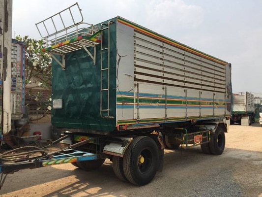 ขายสิบล้อดัมพ์แม่+ลูก Isuzu deca เครื่อง 320 แรง ปี 49 เครื่องดำ เฟืองเร็ว กระบะดัมพ์มิเนียมอู่สหกิจ ลูก 2 เพลา พร้อมใช้งาน