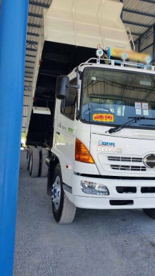ขายสิบล้อดัมพ์ Hino mega FM1J เครื่อง 220 แรง ปี 47 มีระบบลากพ่วง ทะเบียนพร้อม