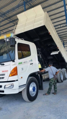 ขายสิบล้อดัมพ์ Hino mega FM1J เครื่อง 220 แรง ปี 47 มีระบบลากพ่วง ทะเบียนพร้อม