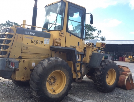 ขายรถตักล้อยาง KOMATSU WA100-3E แอร์ไฟฟ้าเล่มทะเบียนพร้อม สนใจโทร 081-970-1072 ขายรถตักล้อยาง KOMATSU WA100-3E แอร์ไฟฟ้าเล่มทะเบียนพร้อม สนใจโทร 081-970-1072