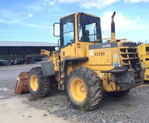 ขายรถตักล้อยาง KOMATSU WA100-3E แอร์ไฟฟ้าเล่มทะเบียนพร้อม สนใจโทร 081-970-1072