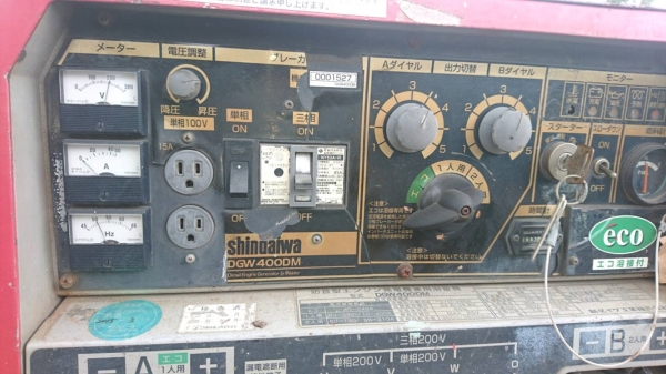 #Welder เครื่องเชื่อม DGW400DM Shindaiwa มือสอง เชื่อมได้ 2 คน นำเข้าจากญี่ปุ่น by OEK