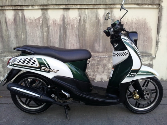 yamaha fino รถปี55 เครื่อง-ชุดสีเดิมๆออกห้าง 24,500-.