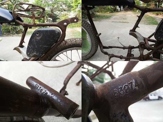 ขายรถโบราณอังกฤษ AJS สภาพและราคาเร้าใจ ขาย 18900 มีรูปลองพิจารณาครับ