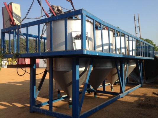 ถังมิกซ์สแตนเลสพร้อมใบกวน สภาพดี ราคาไม่แพง ใช้งานได้