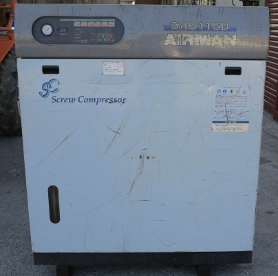 ปั๊มลม Airman SAS11SD สภาพเก่านอกแท้ นำเข้าเองจากประเทศญี่ปุ่น