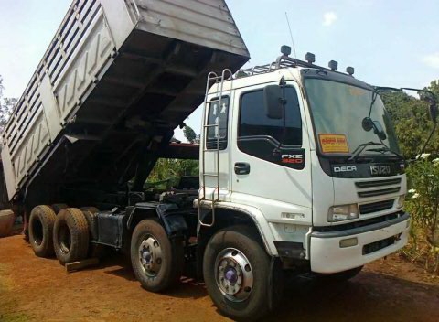 ขายISUZU320 ปี50แม่2คานหน้า ลูก3เพลา พร้อมโอน