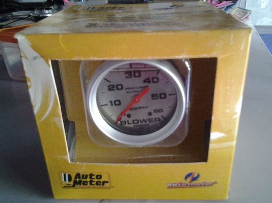 60 psi หน้าขาว autometer