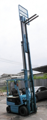 รถยกไฟฟ้านั่งขับขนาด 1.5 ตัน เสาสูง 6 เมตร Toyota 5FB15 มือสองญี่ปุ่น รถยกไฟฟ้านั่งขับขนาด 1.5 ตัน เสาสูง 6 เมตร Toyota 5FB15 มือสองญี่ปุ่น