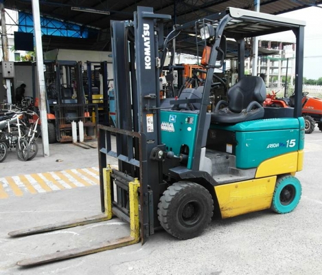 รถยกไฟฟ้าแบบนั่งขับ 1.5 ตัน KOMATSU FB15EXL - 11 มือสองนำเข้าจากญี่ปุ่น รถยกไฟฟ้าแบบนั่งขับ 1.5 ตัน KOMATSU FB15EXL - 11 มือสองนำเข้าจากญี่ปุ่น